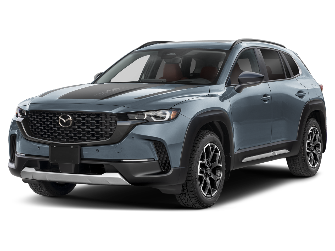 2026 Mazda Mazda CX-50 2.5 Turbo Meridian Edition in Polymetal Gray Metallic — front three-quarter view