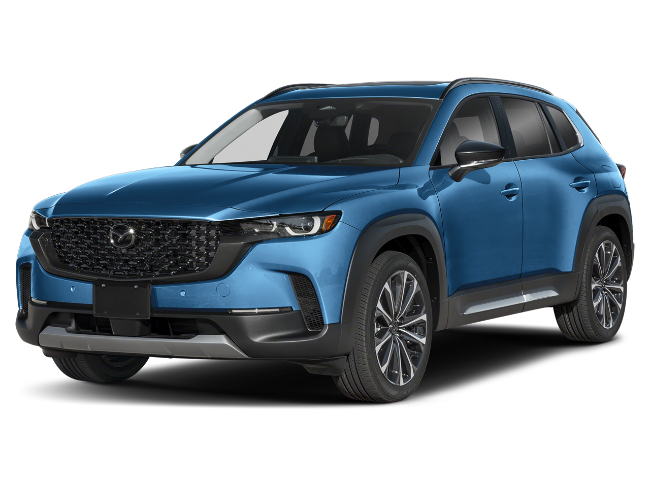 2026 Mazda Mazda CX-50 2.5 Turbo Premium Plus in Ingot Blue Metallic — front three-quarter view