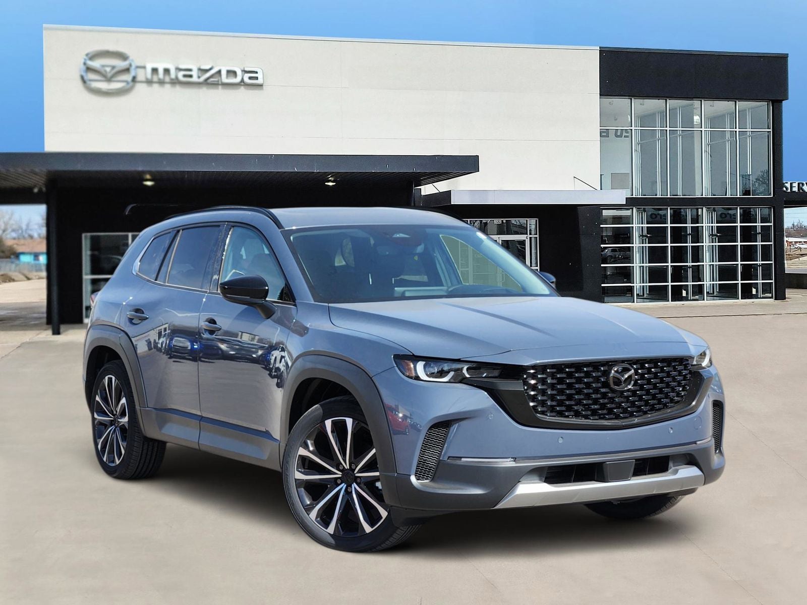 2026 Mazda Mazda CX-50 2.5 Turbo in Polymetal Gray Metallic — front three-quarter view