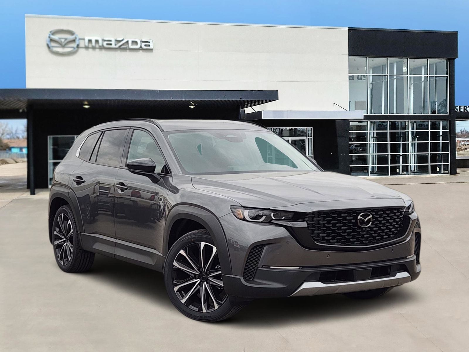 2026 Mazda Mazda CX-50 2.5 Turbo Premium Plus in Machine Gray Metallic — front three-quarter view