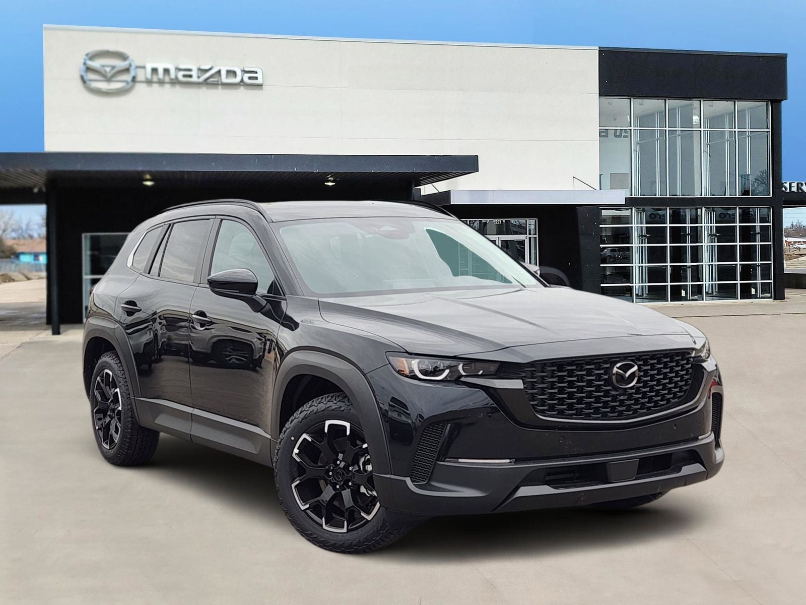 2026 Mazda Mazda CX-50 2.5 S Meridian Edition in Jet Black Mica — front three-quarter view