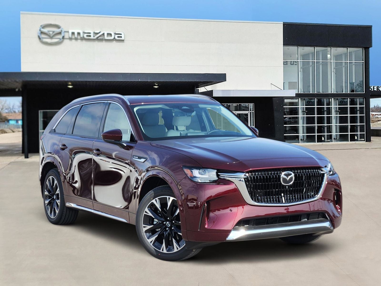 2026 Mazda Mazda CX-90 3.3 Turbo S Premium Plus in Artisan Red Premium — front three-quarter view