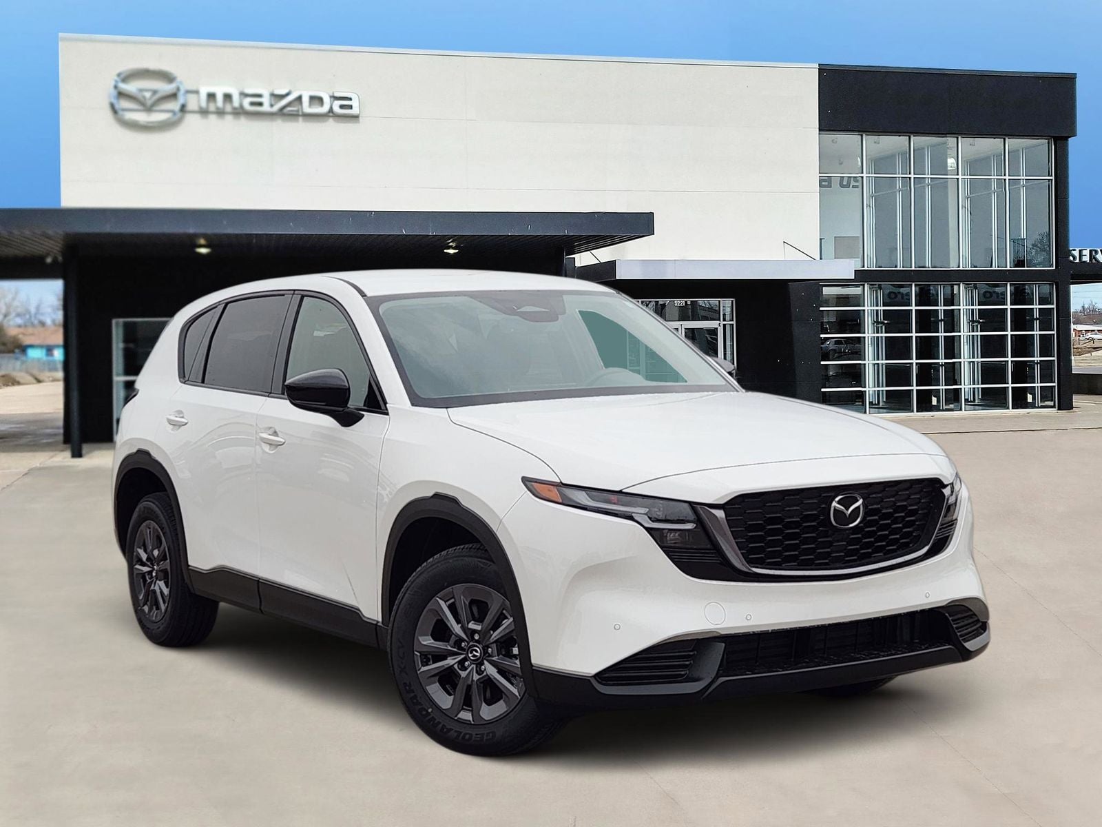 2026 Mazda Mazda CX-5 2.5 S Select in Rhodium White Metallic — front three-quarter view