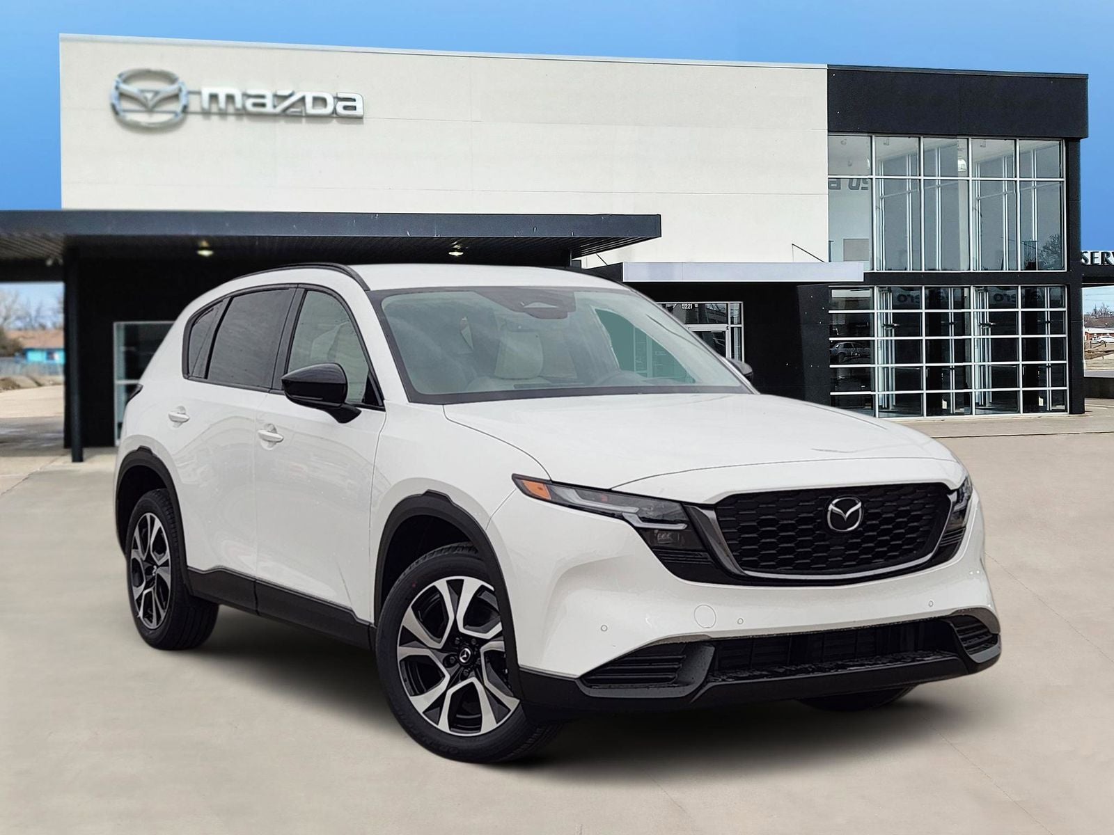 2026 Mazda Mazda CX-5 2.5 S Preferred in Rhodium White Metallic — front three-quarter view