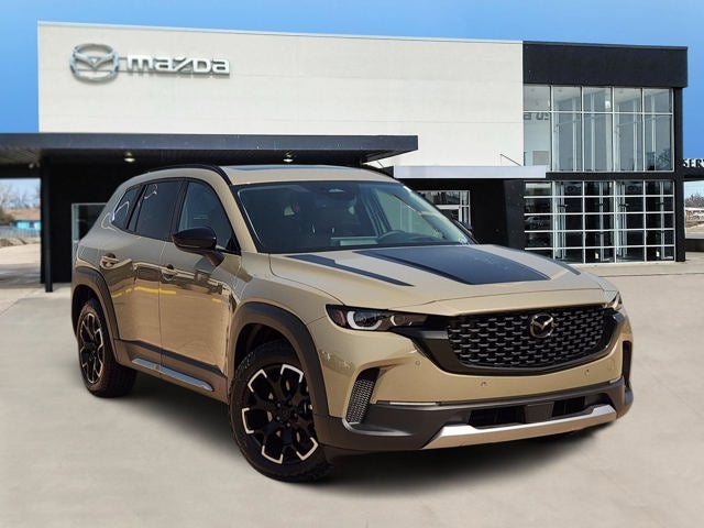 2026 Mazda Mazda CX-50 2.5 Turbo Meridian Edition AWD in Zircon Sand Metallic — front three-quarter view