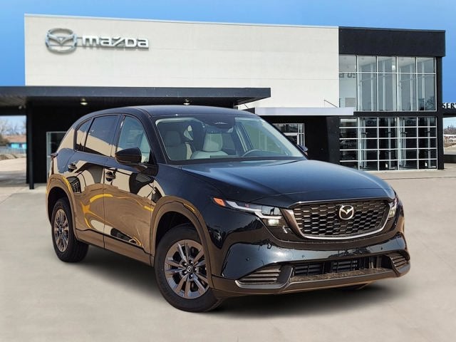 2026 Mazda Mazda CX-5 2.5 S Select AWD in Jet Black Mica — front three-quarter view