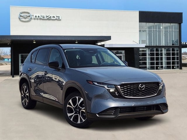 2026 Mazda Mazda CX-5 2.5 S Preferred AWD in Polymetal Gray Metallic — front three-quarter view