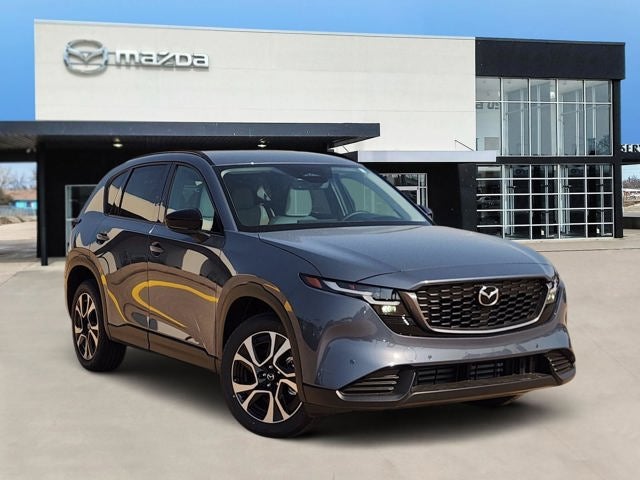 2026 Mazda Mazda CX-5 2.5 S Preferred AWD in Polymetal Gray Metallic — front three-quarter view