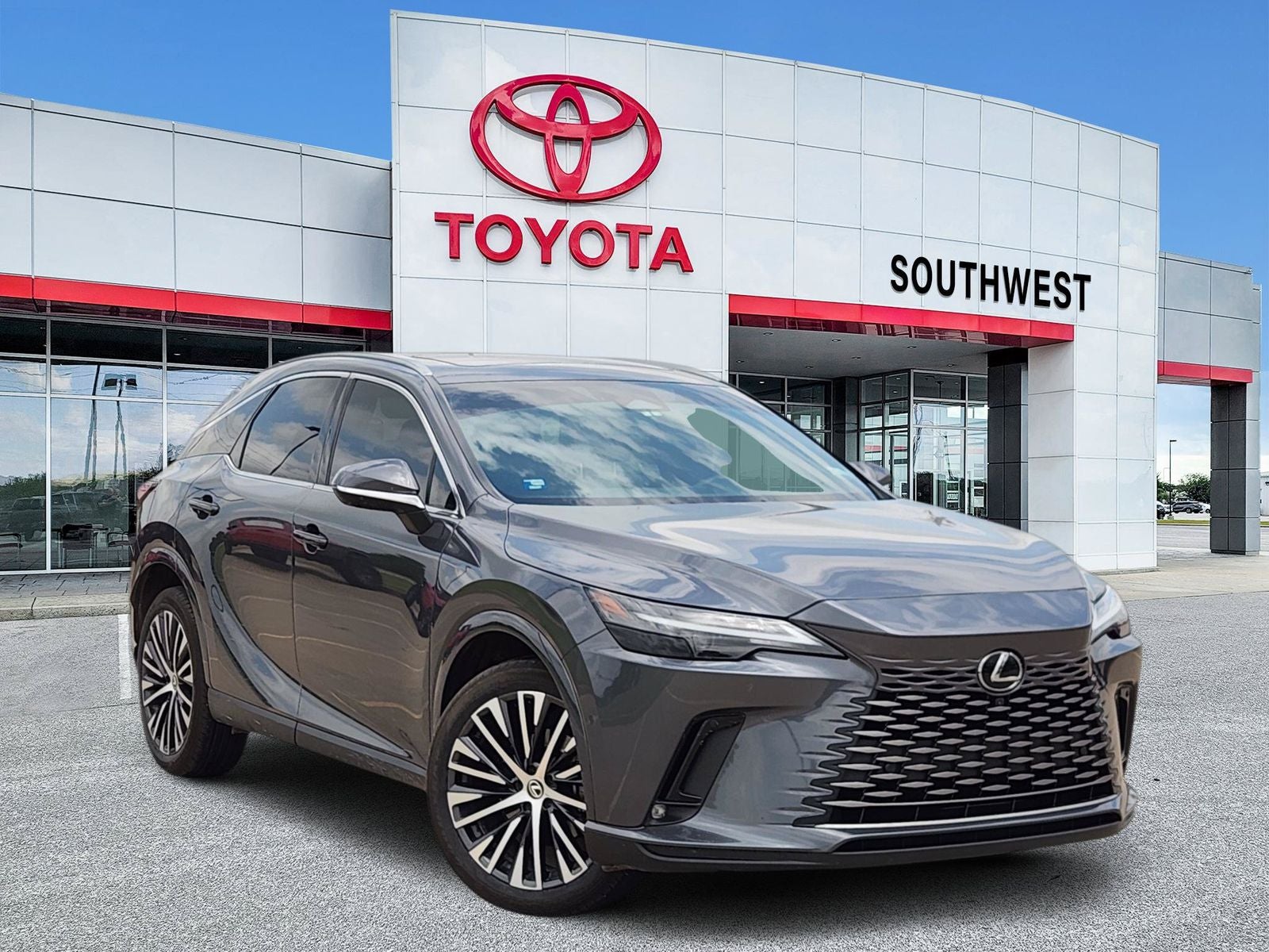 2024 Lexus RX 350 Premium Plus in Gray — front three-quarter view